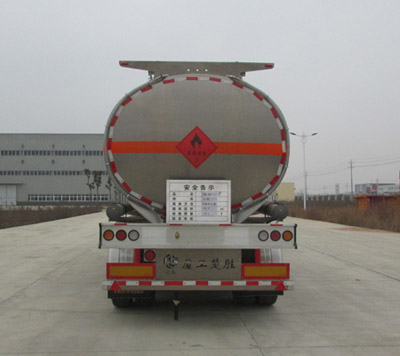 楚勝牌CSC9400GYYL型鋁合金運(yùn)油半掛車